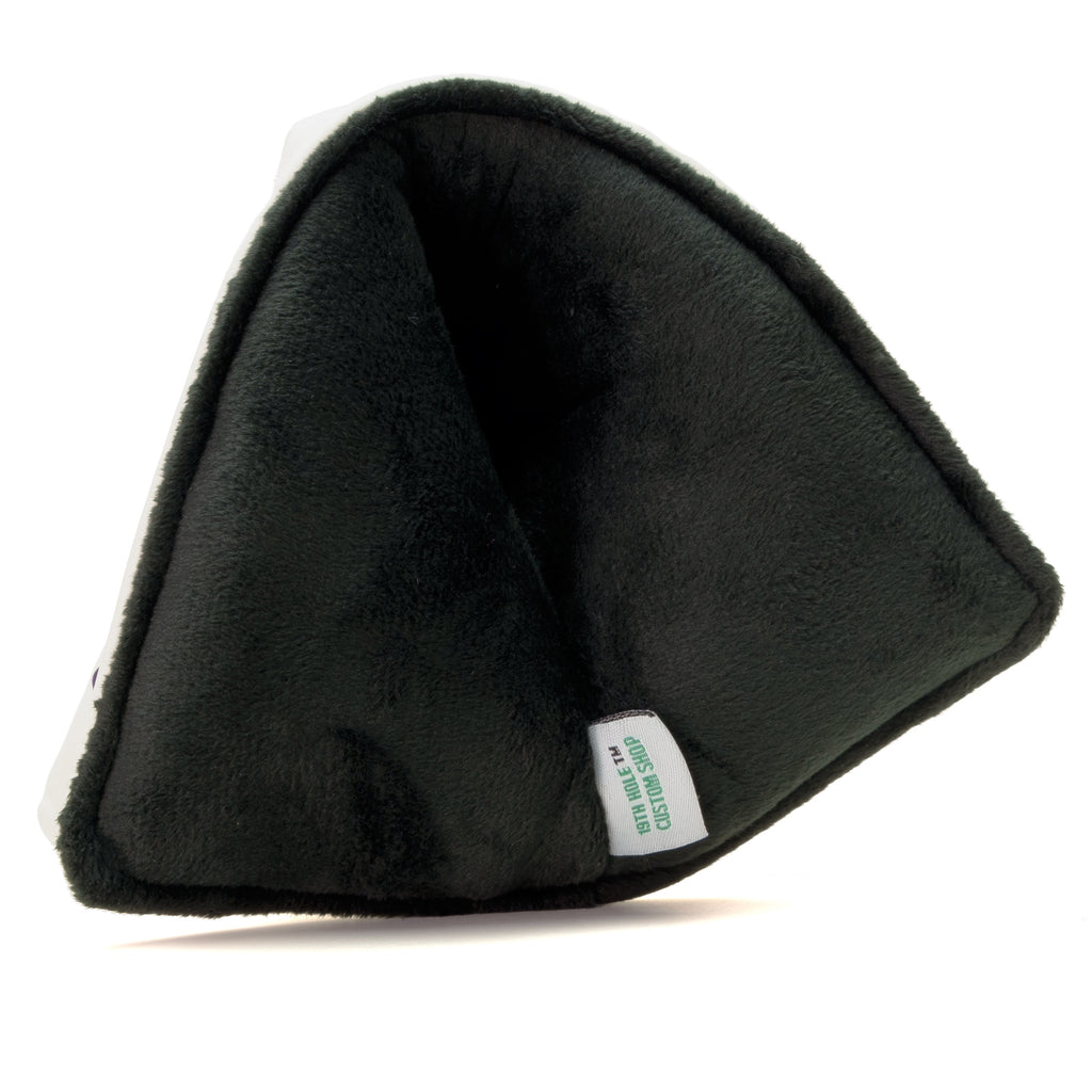 French Bulldog Sugar Skull Blade and Mid Mallet Putter Headcover, White