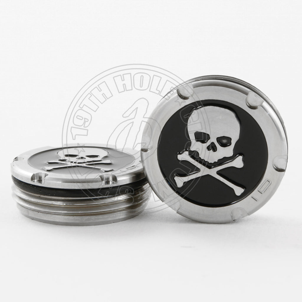2 Tour Style Black Skull Scotty Cameron Putter Weights | 19th Hole Custom Shop