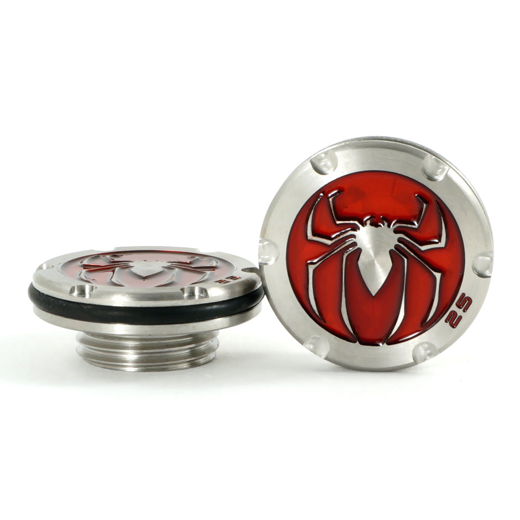 Heavy Tour Style Red Spiderman Scotty Cameron Mallet Putter Weights | 19th Hole Custom Shop
