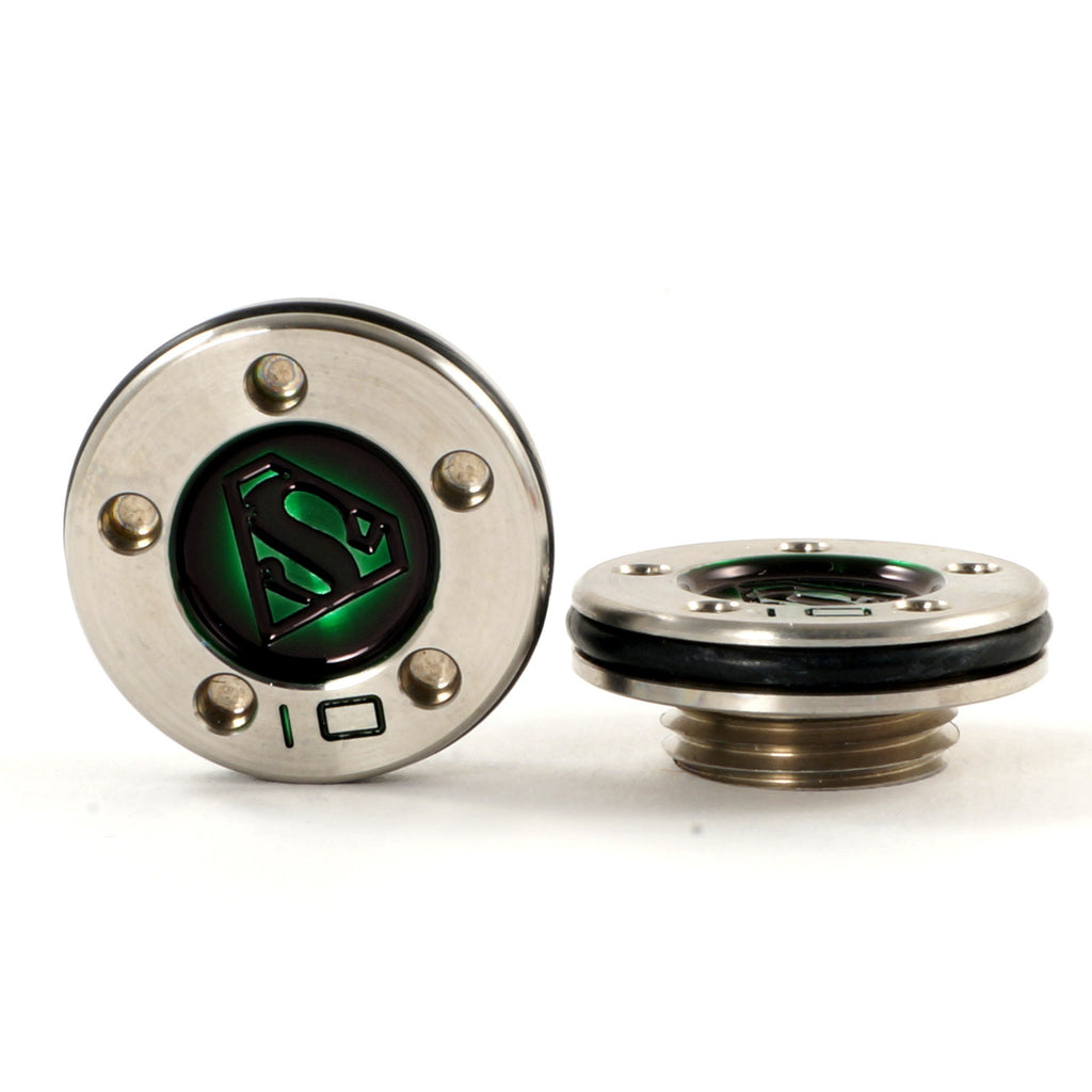 Green Superman Scotty Cameron Mallet Putter Weights | 19th Hole Custom Shop