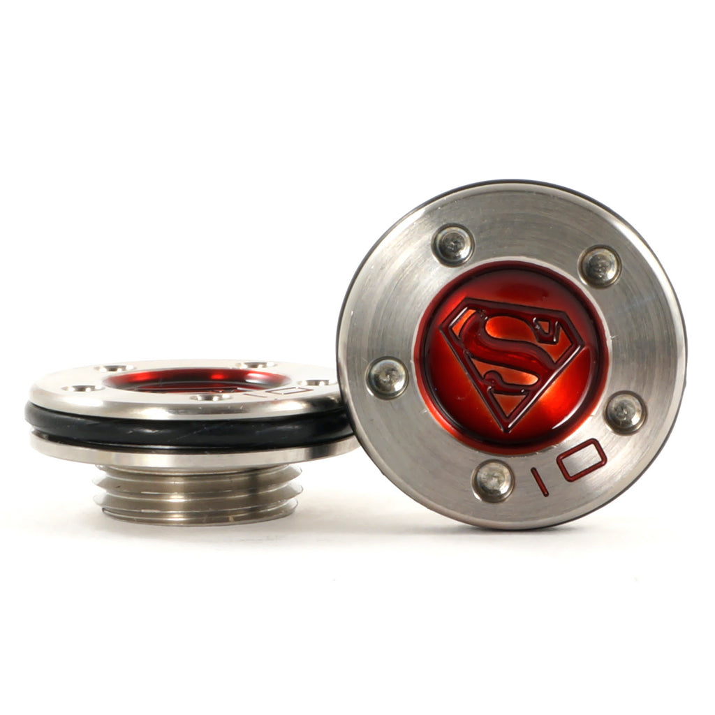 Red Superman Scotty Cameron Mallet Putter Weights | 19th Hole Custom Shop