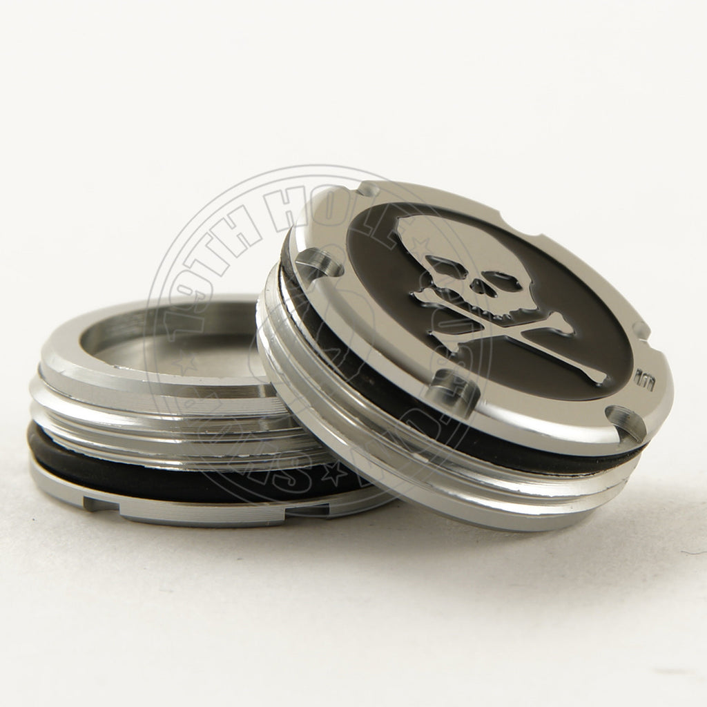 2 Tour Style Black Skull Scotty Cameron Putter Weights | 19th Hole Custom Shop