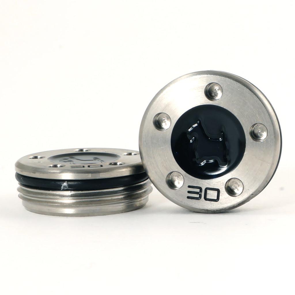 Custom Scottie Dog Black Scotty Cameron Putter Weights | 19th Hole custom Shop