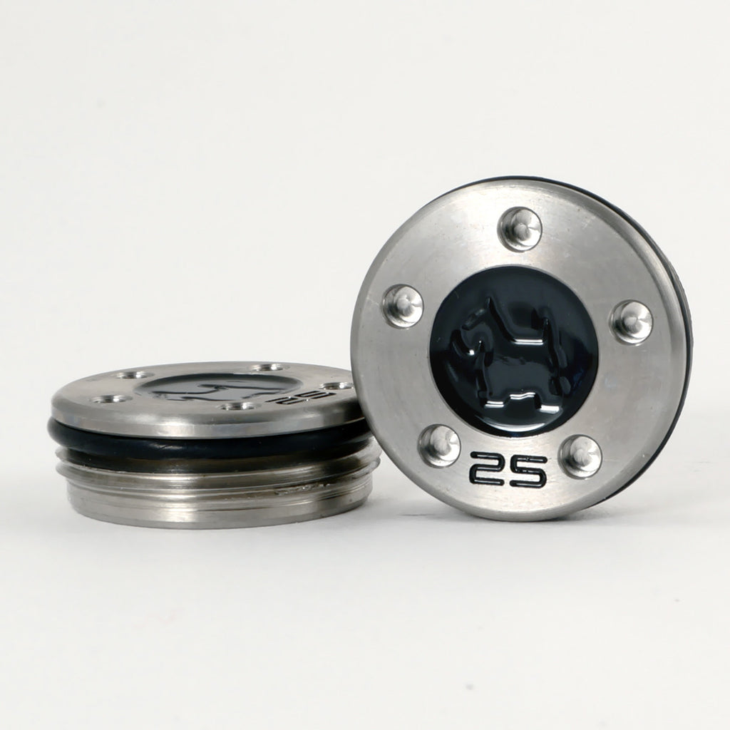 Heavy Scottie Dog Black Scotty Cameron Putter Weights | 19th Hole custom Shop