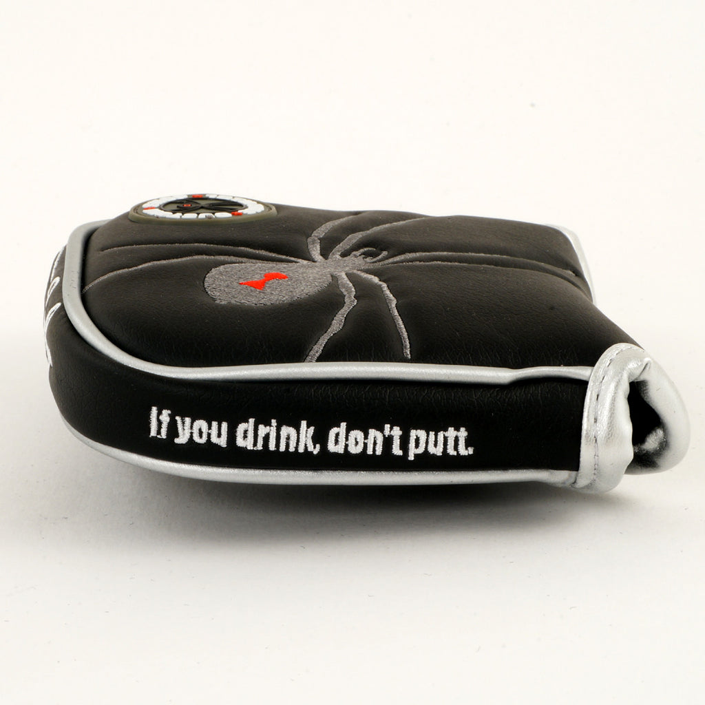 Black Spider Ping Mallet Putter Head cover | 19th Hole Custom Shop
