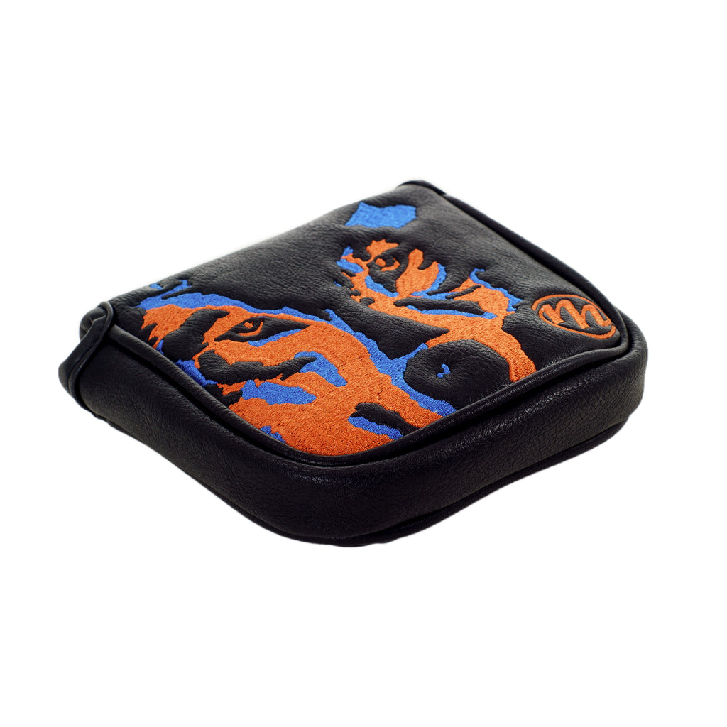 Black Wolf Head Ping Mallet Putter Head cover | 19th Hole Custom Shop