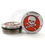 2 of Custom Tour Style Red Skull Scotty Cameron Putter Weights | 19th Hole Custom Shop