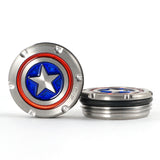 2 of 40g Deluxe Tour Style Captain America Scotty Cameron Putter Weights | 19th Hole Custom Shop