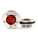 Red Superman Scotty Cameron Fastback Squareback Mallet Putter Weights | 19th Hole Custom Shop