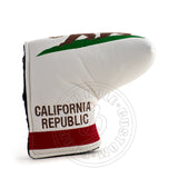California Republic Flag Odyssey Blade and Mid Mallet Putter Headcover | 19th Hole Custom Shop