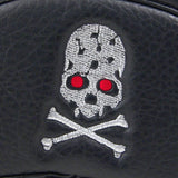 10 pc/Set PU Skull Golf Iron Club Head cover, Black