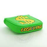 Green Cash is King Cobra Mallet Putter Head cover | 19th Hole Custom Shop